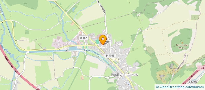 localisation de l'entreprise AB2EAU ASSAINISSEMENT  POUILLY-EN-AUXOIS