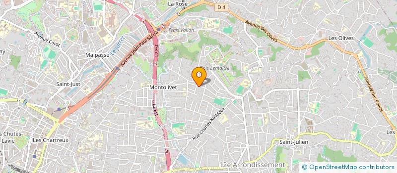 localisation de l'entreprise AB2F à MARSEILLE