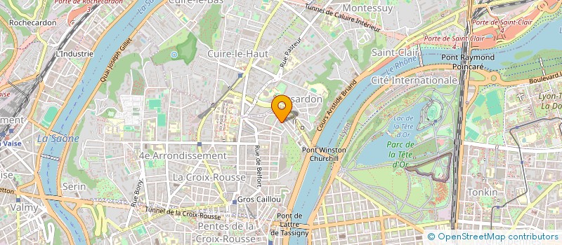 localisation de l'entreprise AB2G  LYON