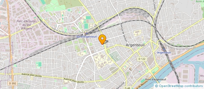 localisation de l'entreprise AB2H  ARGENTEUIL