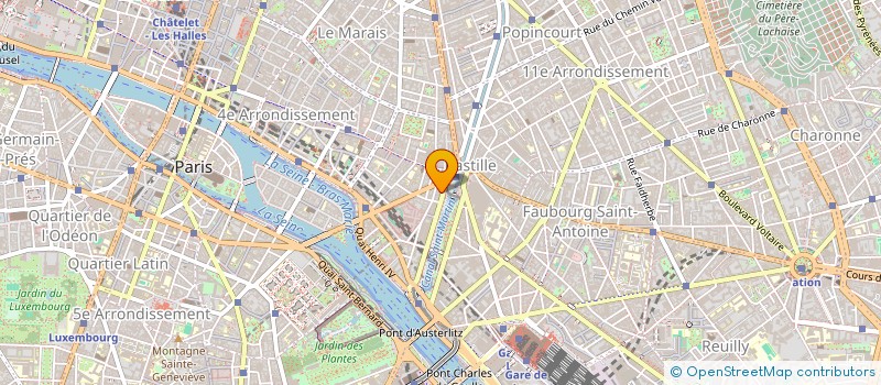 localisation de l'entreprise AB2H SARL à PARIS