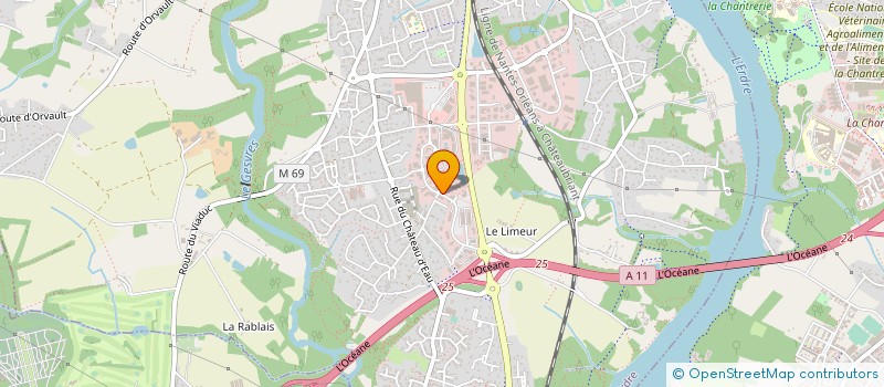 localisation de l'entreprise AB2I à LA CHAPELLE-SUR-ERDRE