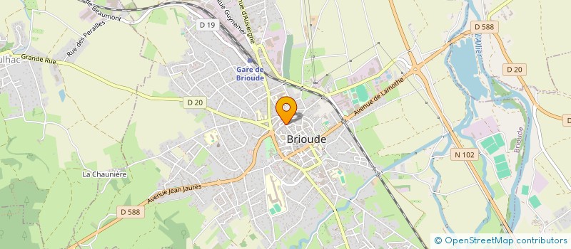 localisation de l'entreprise AB2I  BRIOUDE