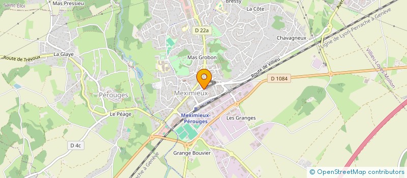 localisation de l'entreprise AB2L à MEXIMIEUX