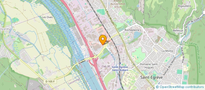 localisation de l'entreprise AB2L SAINT EGREVE  SAINT-EGREVE