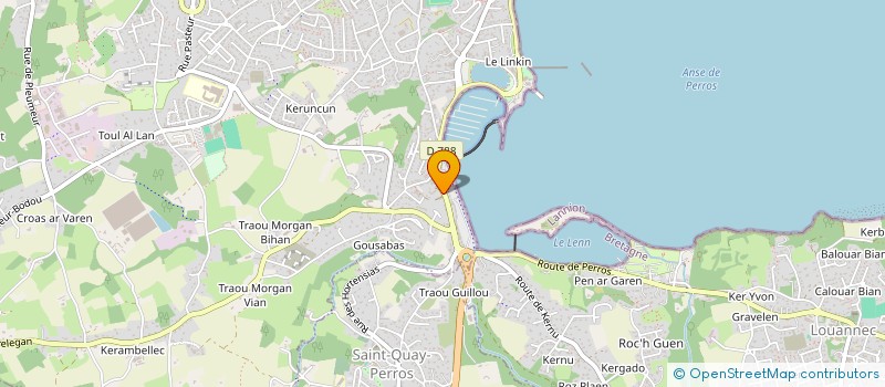 localisation de l'entreprise AB2M  PERROS-GUIREC