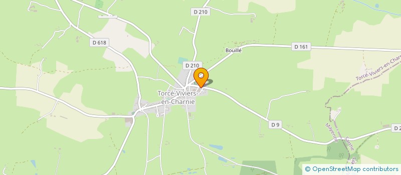 localisation de l'entreprise AB2M à TORCE-VIVIERS-EN-CHARNIE