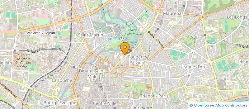 localisation de l'entreprise AB2M  RENNES