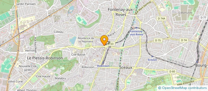 localisation de l'entreprise AB2N à FONTENAY-AUX-ROSES