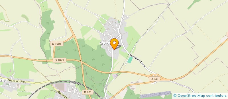 localisation de l'entreprise AB2N  CROIXRAULT