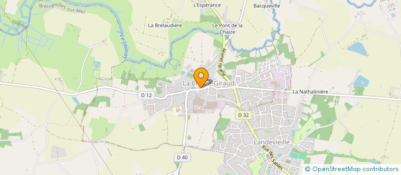 localisation de l'entreprise AB2N MAITRISE D'OEUVRE à LA CHAIZE-GIRAUD