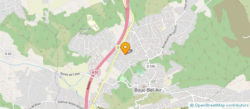 localisation de l'entreprise AB2O à BOUC-BEL-AIR