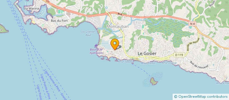 localisation de l'entreprise AB2P à LE GOSIER