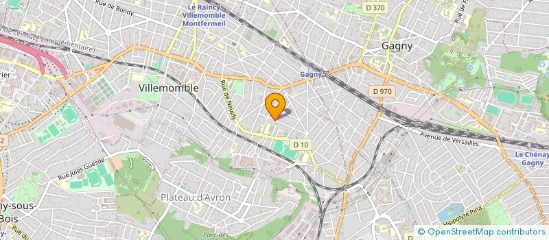 localisation de l'entreprise AB2R à VILLEMOMBLE