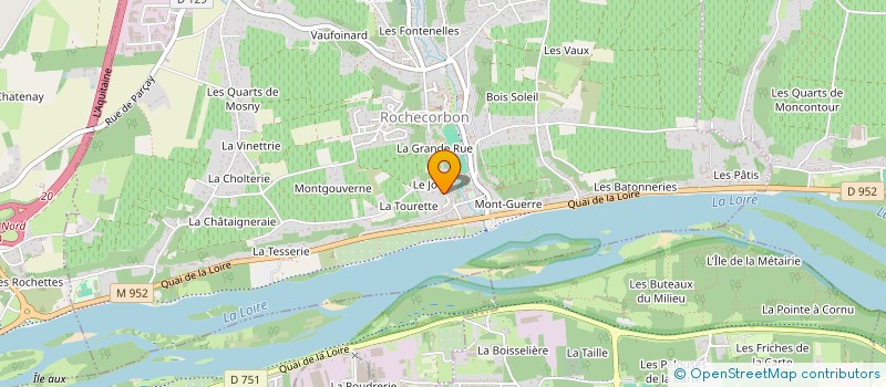 localisation de l'entreprise AB2R à ROCHECORBON