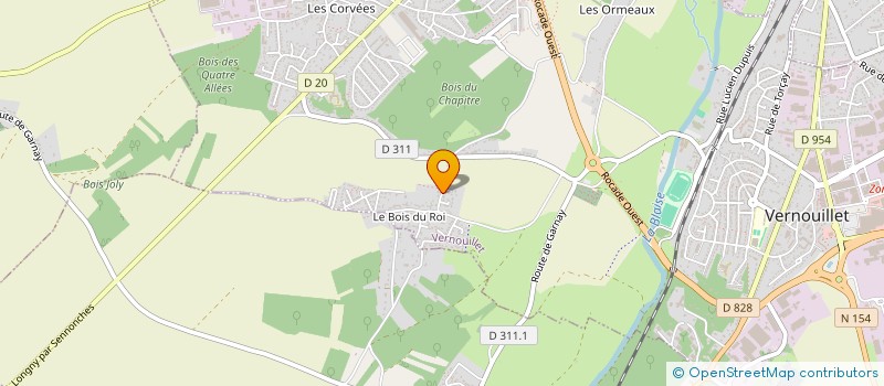 localisation de l'entreprise AB2S à GERMAINVILLE