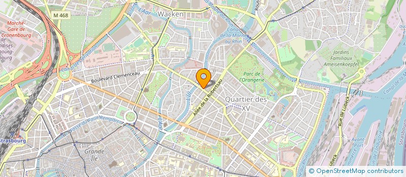 localisation de l'entreprise AB2S à STRASBOURG