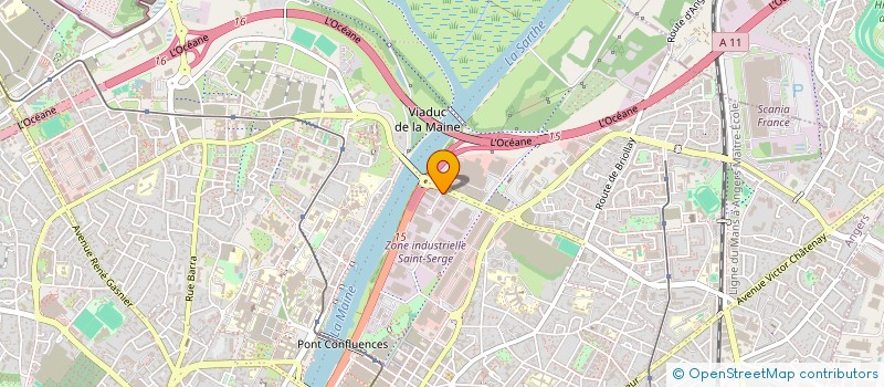 localisation de l'entreprise AB2S à ANGERS