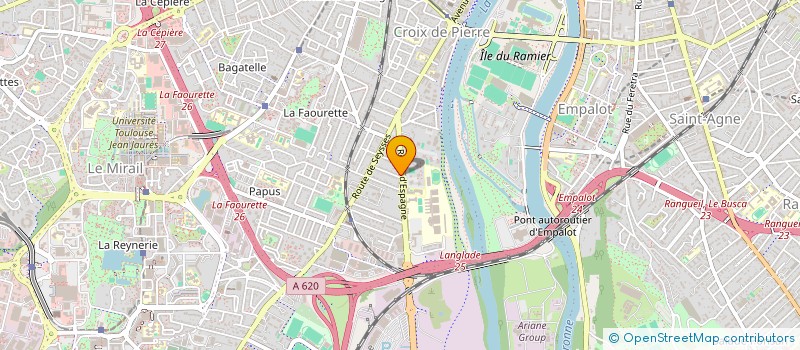 localisation de l'entreprise AB2S SECURITE à TOULOUSE