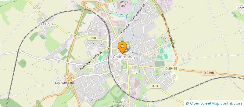 localisation de l'entreprise AB3 à CHANTONNAY