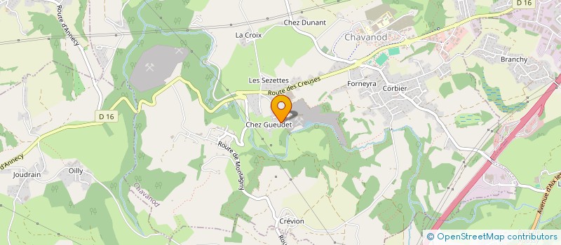 localisation de l'entreprise AB3  CHAVANOD