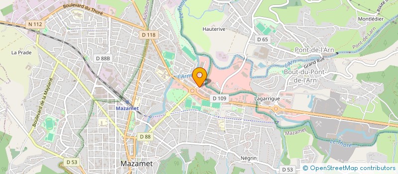 localisation de l'entreprise AB3  MAZAMET