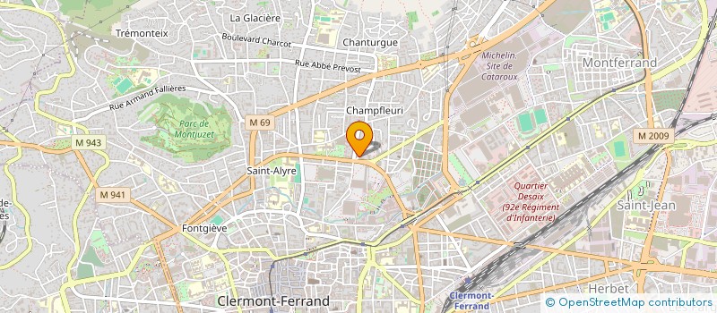 localisation de l'entreprise AB3 DIVERTISSEMENT  CLERMONT-FERRAND