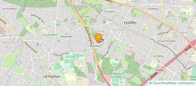 localisation de l'entreprise AB33 PLOMBERIE à EYSINES