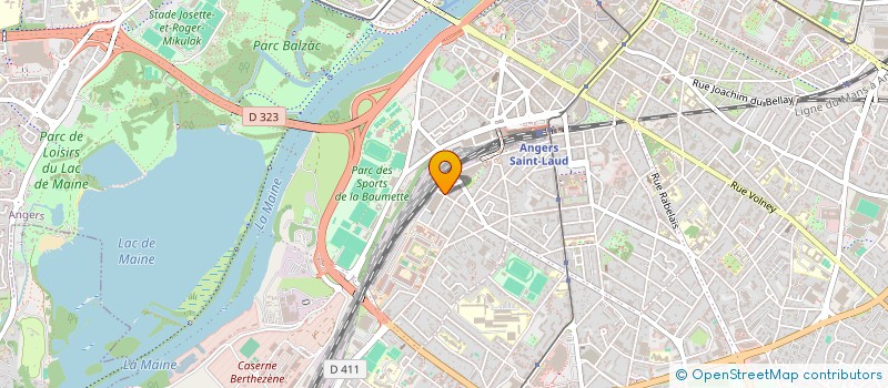 localisation de l'entreprise AB3C PATRIMOINE à ANGERS