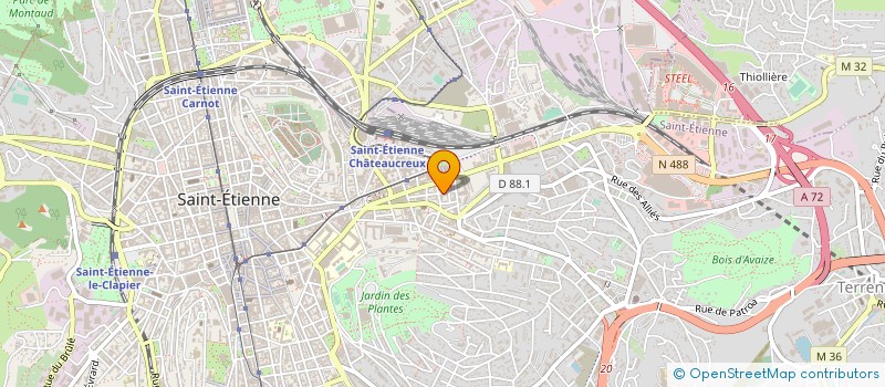 localisation de l'entreprise AB42 ECHAFAUDAGE  SAINT-ETIENNE