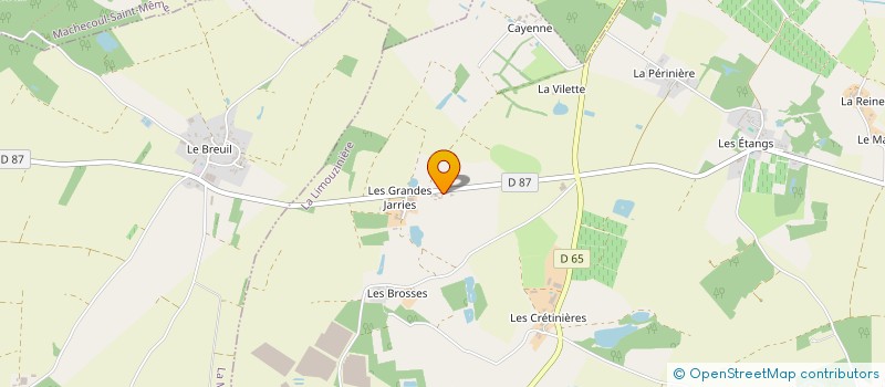 localisation de l'entreprise AB44 SERVICES à LA LIMOUZINIERE