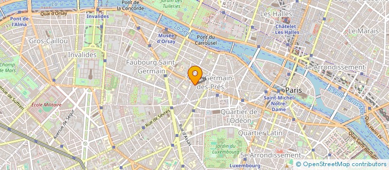 localisation de l'entreprise ABA 2  PARIS