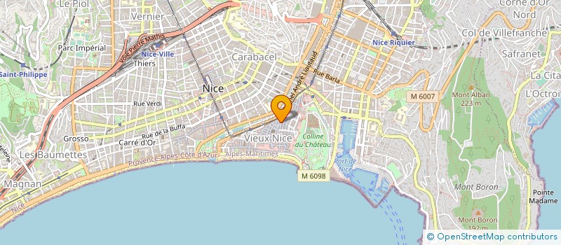 localisation de l'entreprise ABA à NICE