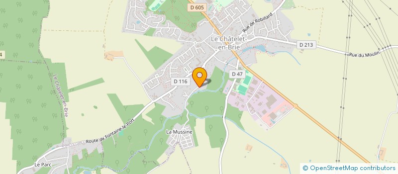 localisation de l'entreprise ABA  LE CHATELET-EN-BRIE