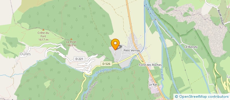 localisation de l'entreprise ABA  LES DEUX ALPES