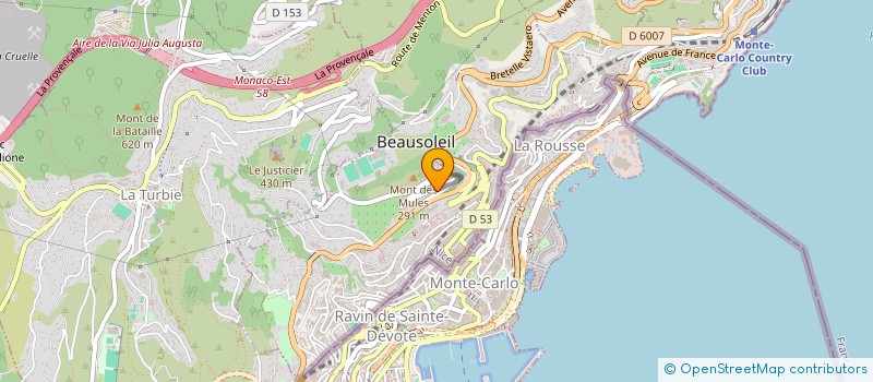 localisation de l'entreprise ABA  BEAUSOLEIL