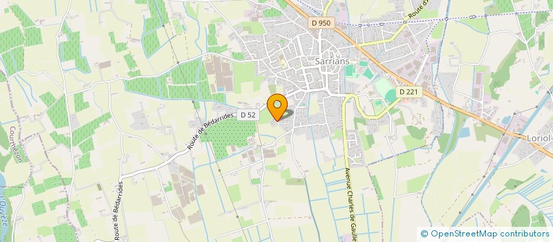 localisation de l'entreprise ABA ACTION à SARRIANS
