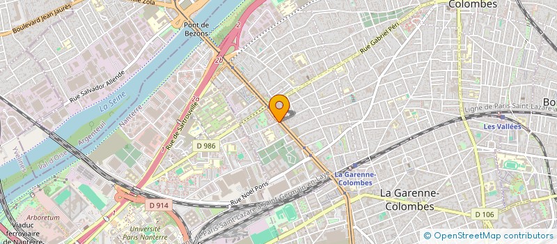 localisation de l'entreprise ABA DISCOUNT à COLOMBES