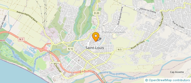 localisation de l'entreprise ABA FORMATION à SAINT-LOUIS
