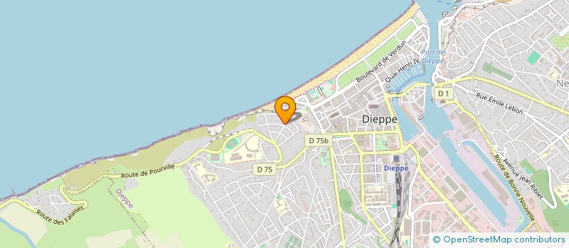 localisation de l'entreprise ABA HOLDING à DIEPPE