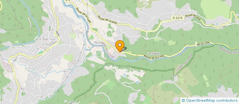 localisation de l'entreprise ABA IMMO à TOURRETTES-SUR-LOUP