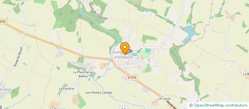 localisation de l'entreprise ABA IMMOBILIER à JUVIGNY VAL D'ANDAINE