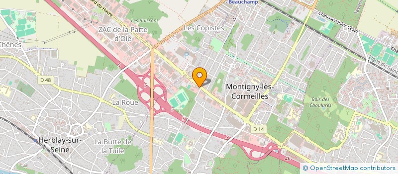 localisation de l'entreprise ABA  NETWORKS  MONTIGNY-LES-CORMEILLES