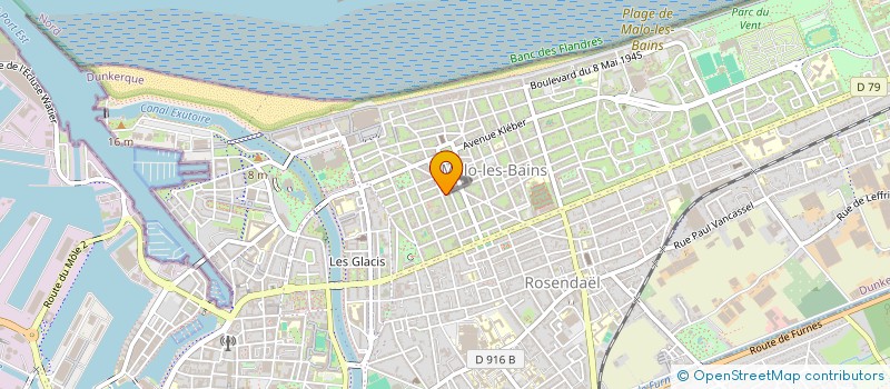 localisation de l'entreprise ABA RENOVATION à DUNKERQUE