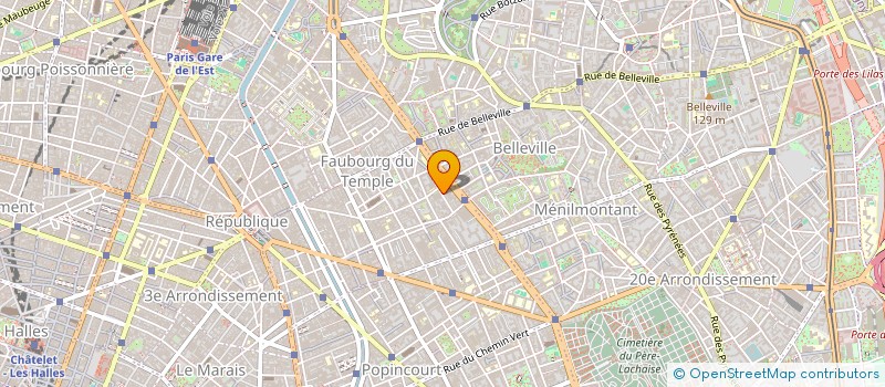 localisation de l'entreprise ABA SERVICES à PARIS