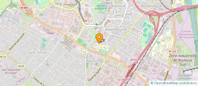 localisation de l'entreprise ABA TELECOM à TOULOUSE