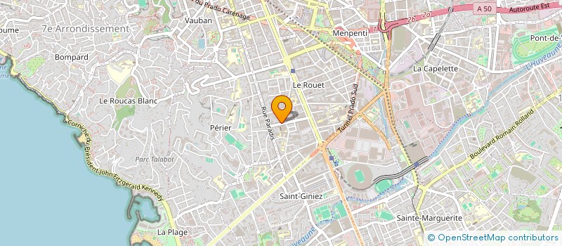 localisation de l'entreprise ABABOU à MARSEILLE