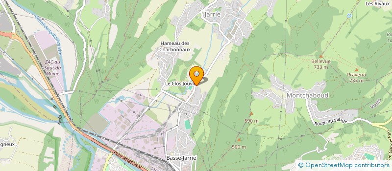 localisation de l'entreprise ABAC  JARRIE