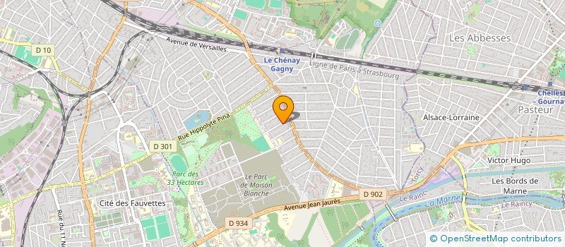 localisation de l'entreprise ABAC CONSTRUCTION à NEUILLY-SUR-MARNE