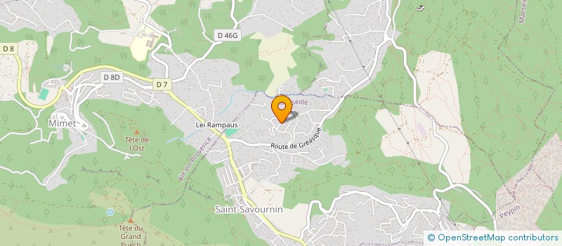 localisation de l'entreprise ABAC SARL à SAINT-SAVOURNIN